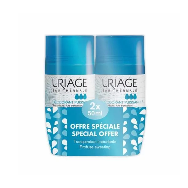 Uriage Duo Deo Roll-On Pele Sensível 2X50mL