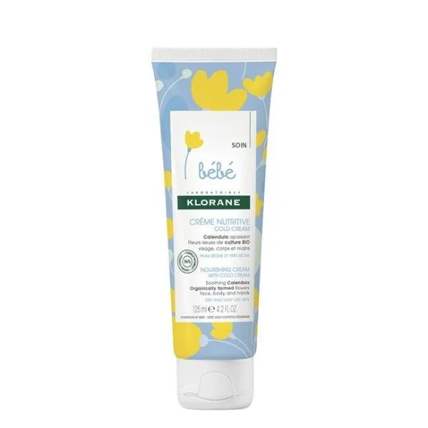 Klorane Bebé Creme Nutritivo com Cold Cream 125mL
