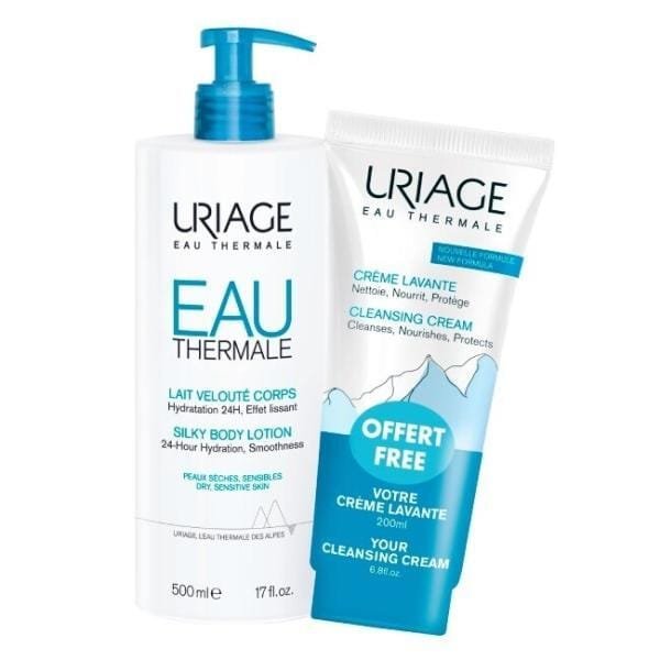 Uriage Eau Thermal Promo Leite Corpo Hidrat 500 mL + Creme Lavante