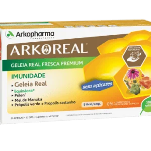 Arkoreal Geleia Real Fresca Premium Imunidade 20 ampolasX15mL