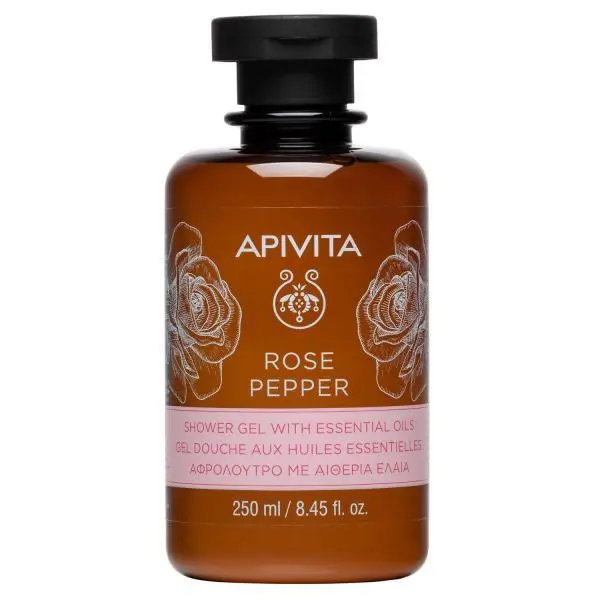 Apivita Pimiento Rosa Gel de Ducha 250mL