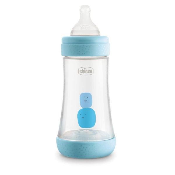 Chicco Bottle Perfect 5 Blue 240mL Flujo Medio