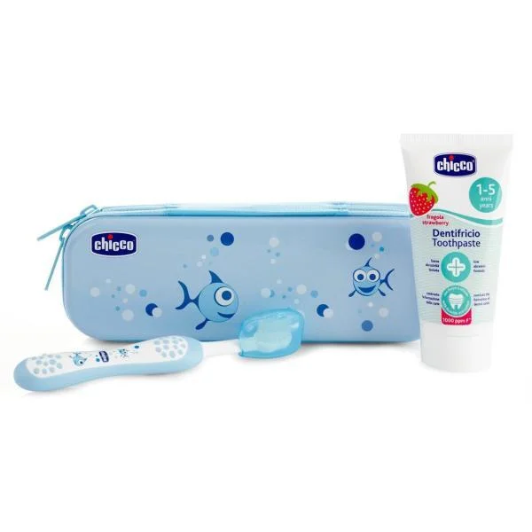 Chicco Blue Set de Higiene Bucal 12M+