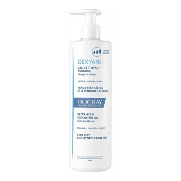 Ducray Dexyane Gel de Limpeza Gordo 400mL