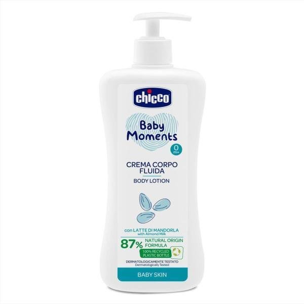 Chicco Baby Moments Crema Corporal Fluida 0M+ 500mL