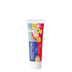 Elgydium Kids Pasta de dientes Gel Emoji Fresa 3-6 años 50mL