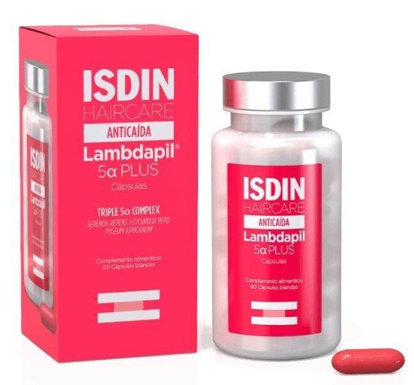 Isdin Lambdapil Anti-Fall suplemento 5Alfa Plus 60 Cápsulas