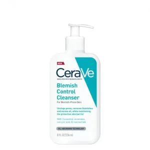 Cerave Blemish Control Cleanser Gel Limpeza Anti-Imperfeições 236mL