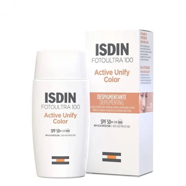Isdin FotoUltra 100 Active Unify Color Fluido Com Cor FPS50+ 50ml