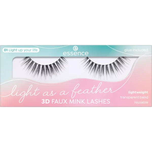 Essence - 3D Mink Light como una pluma pestañas postizas