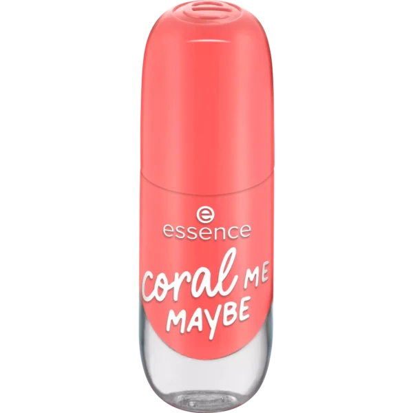 Essence - verniz de unhas gel nail colour 52 - coral ME MAYBE