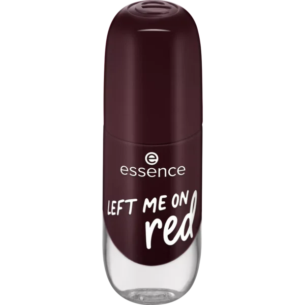 Essence - verniz de unhas gel nail colour 72 - LEFT ME ON red