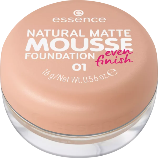 Essence - Base Mousse Natural Matte 01