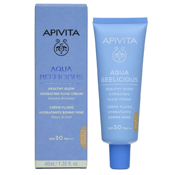 Apivita Aqua Beelicious Creme FPS30 Com Cor 40ml