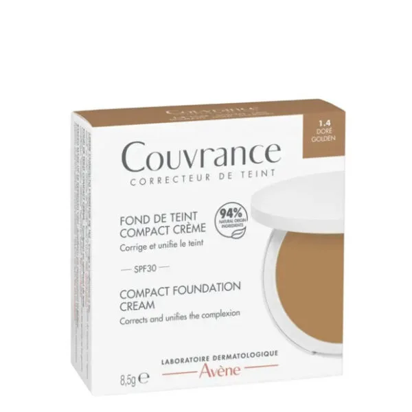 Avène Couvrance Base de Maquillaje Compacta en Color Crema Dorado 8.5g