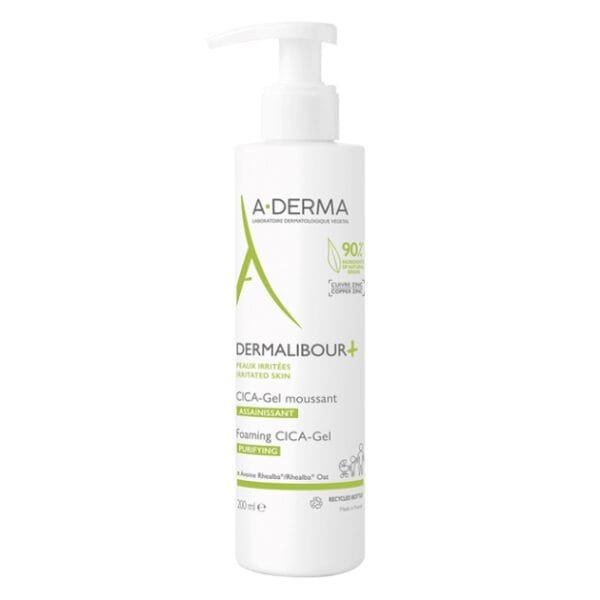 A-Derma Dermalibour+ Cica Gel Espuma Purificante 200ml