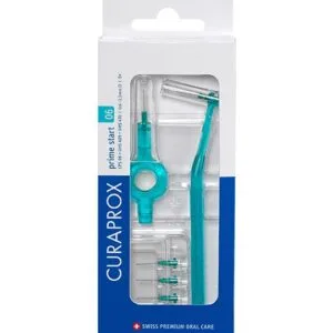 Curaprox Prime Plus Handy Kit Escovilhão interdental CPS 06 _ Cabo UHS 409 (x5 unidades)