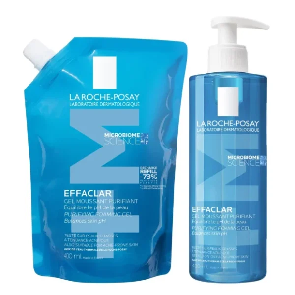 PACK Effaclar Gel Purificante +M 400mL e Recarga 400mL