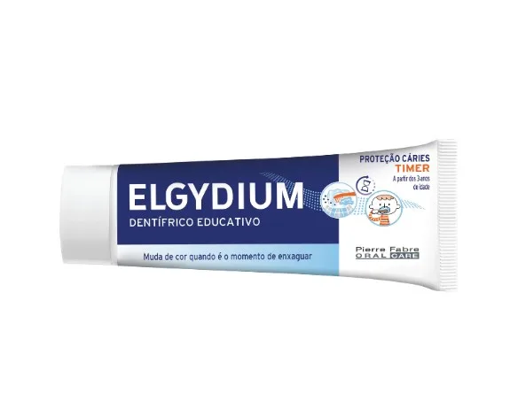 Elgydium Kids Pasta de dientes Temporizador educativo Prevención de caries niño 50ml