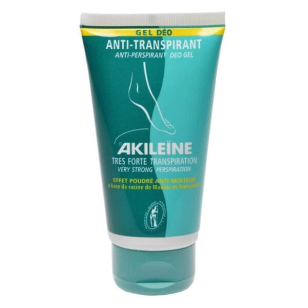 Akileine Anti-transpirante Deo Gel Pies Muy Fuertes 75ml