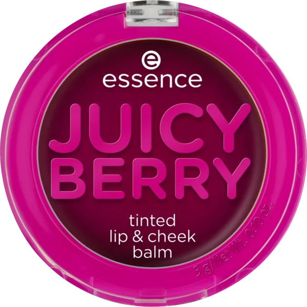 Essence Bálsamo de lábios e maçãs do rosto com cor JUICY BERRY