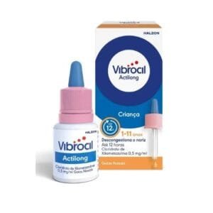 Vibrocil Actilong , 0,5 mg/ml Vial 10 ml Gotas nasales
