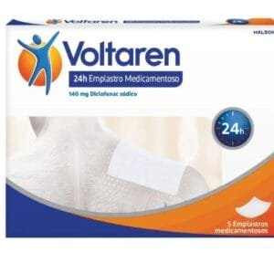 Voltaren 24H , Sobre de 140 mg 5 Unidad(es) Parches Medicados