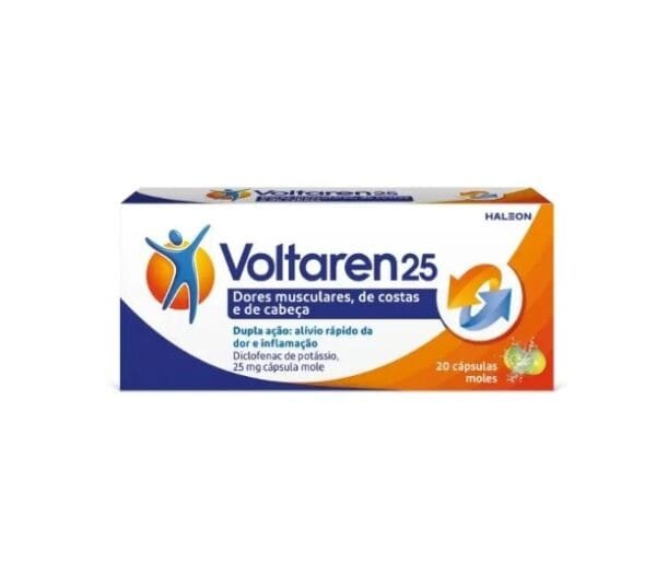 Voltaren 25 , 25 mg Blíster 20 Unidad(es) Cápsulas Blandas