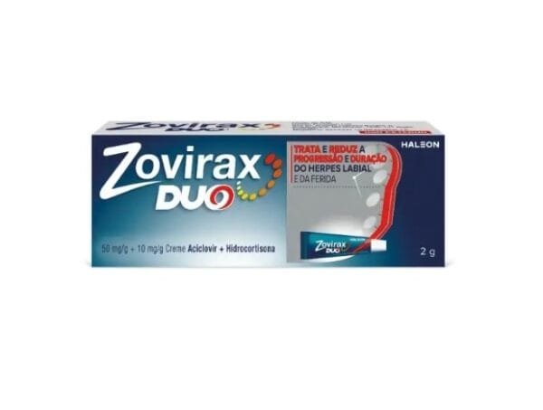 Zovirax Duo, 50/10 mg/g-2g x 1 creme bisnaga