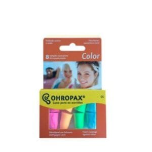 Ohropax Tapones para los Oídos Color Espuma Suave 8 unidades