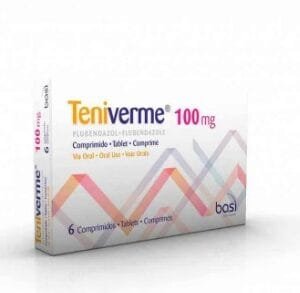 Teniverme 100mg 6 comprimidos