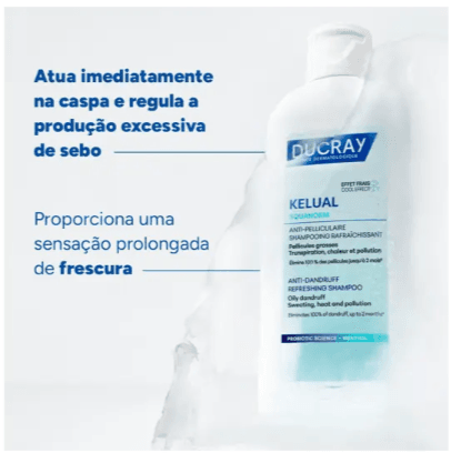 DUCRAY Kelual Squanorm Anticaspa Champô Refrescante 400ML - Image 2